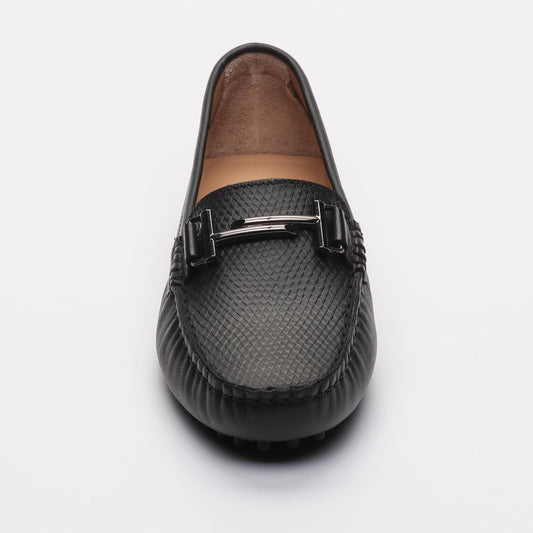 BANDY mocassins fantaisies noir