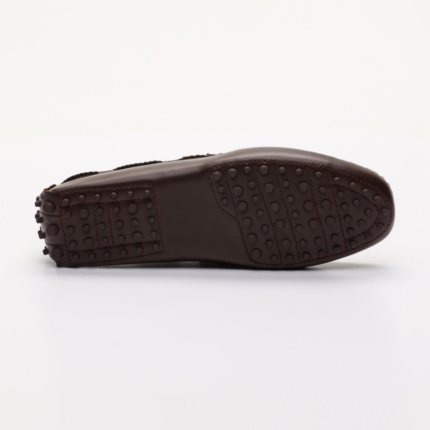 BUTLER mocassins à lacets chocolat