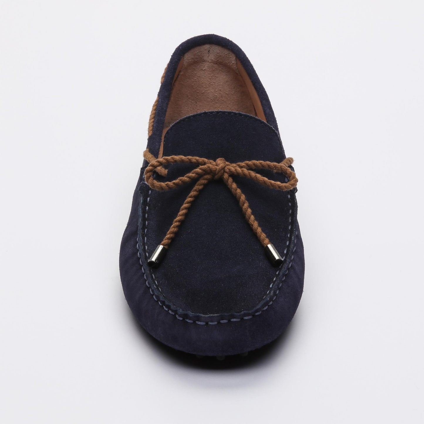 BUTLER mocassins à lacets marine