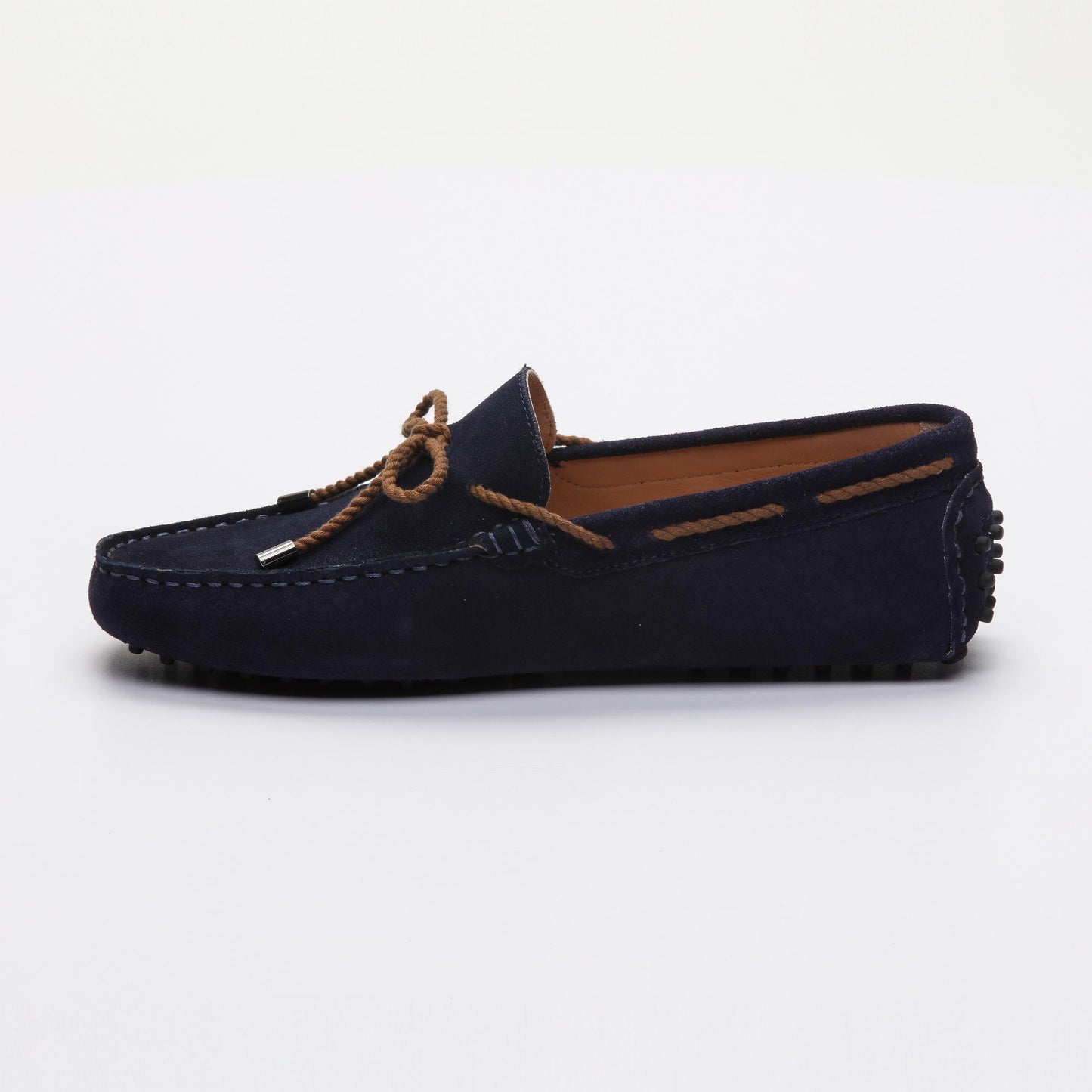 BUTLER mocassins à lacets marine