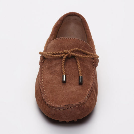 BUTLER mocassins à lacets marron