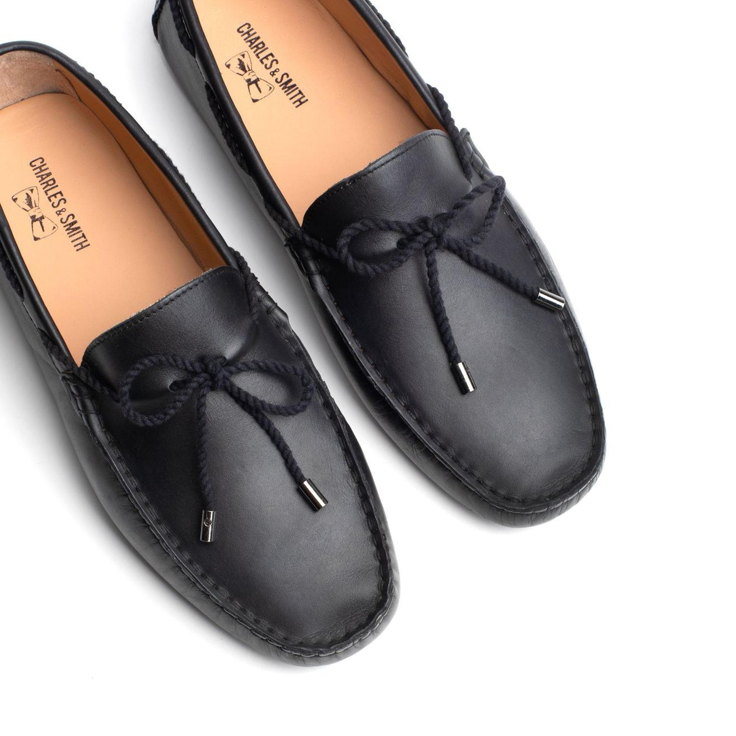 BUTLER mocassins à lacets noir