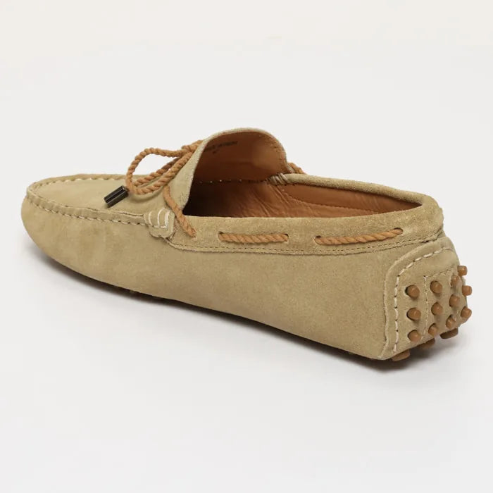 BUTLER mocassins à lacets beige