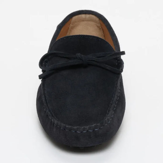 ANDY mocassins à lacets marine