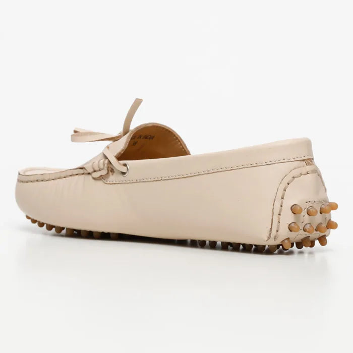 NEWTON mocassins à lacets beige