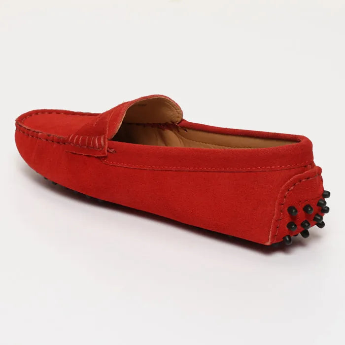 THANDIE mocassins classiques rouge