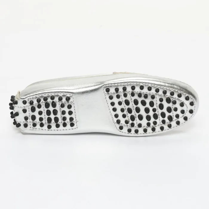 THANDIE mocassins classiques argent
