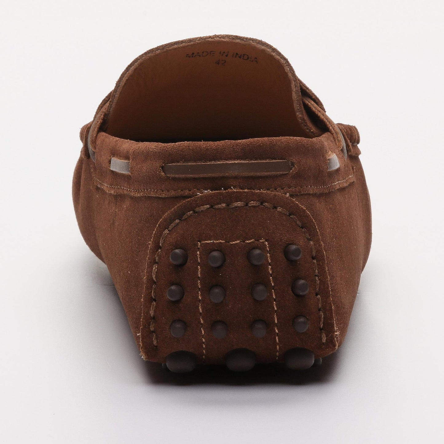 CLAYTON mocassins à lacets camel