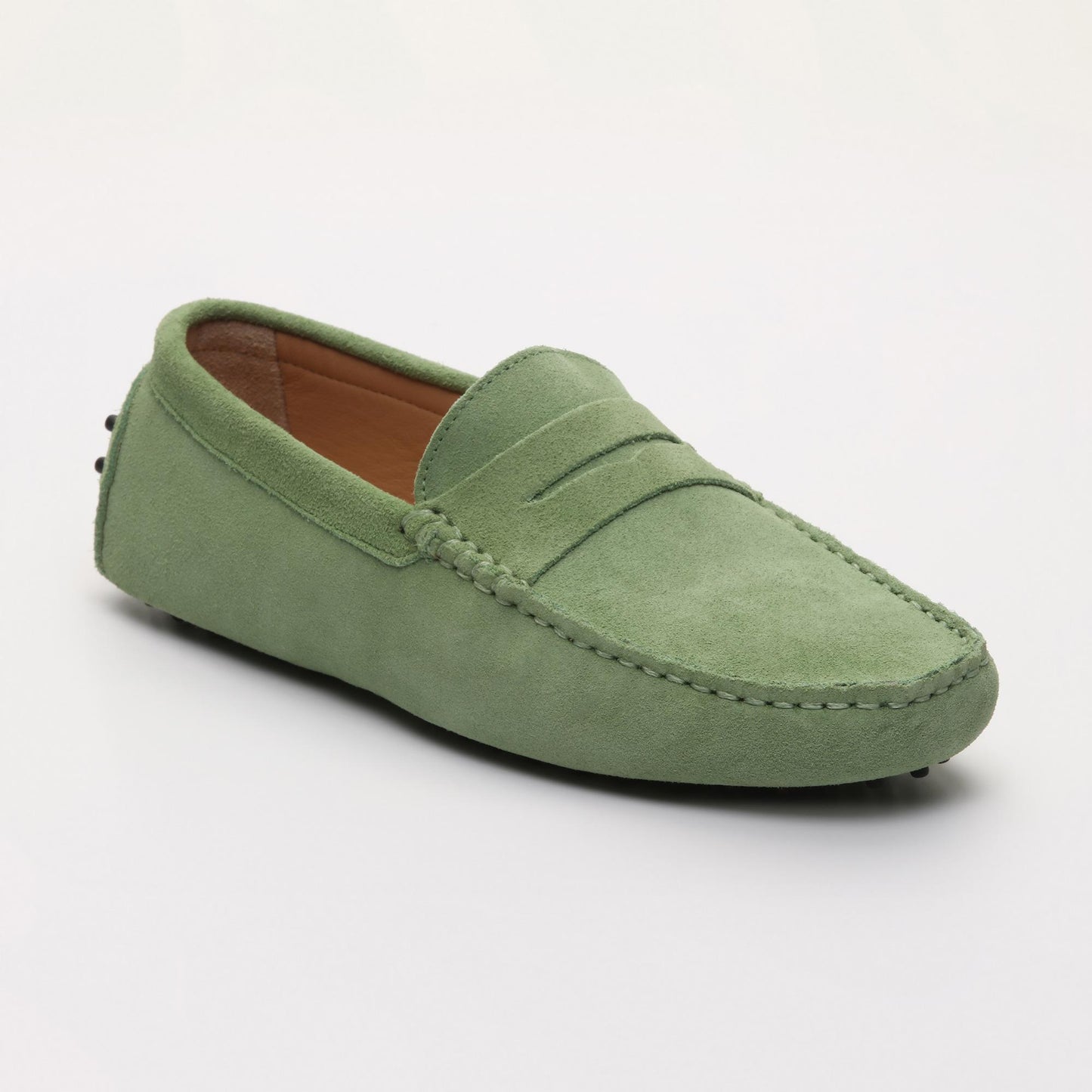 COLE mocassins classiques vert clair