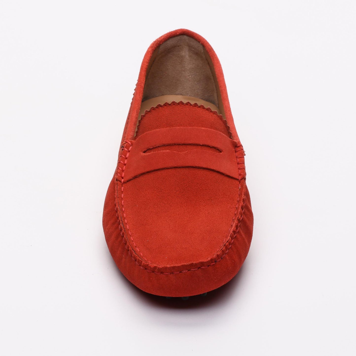DENNIS mocassins classiques rouge