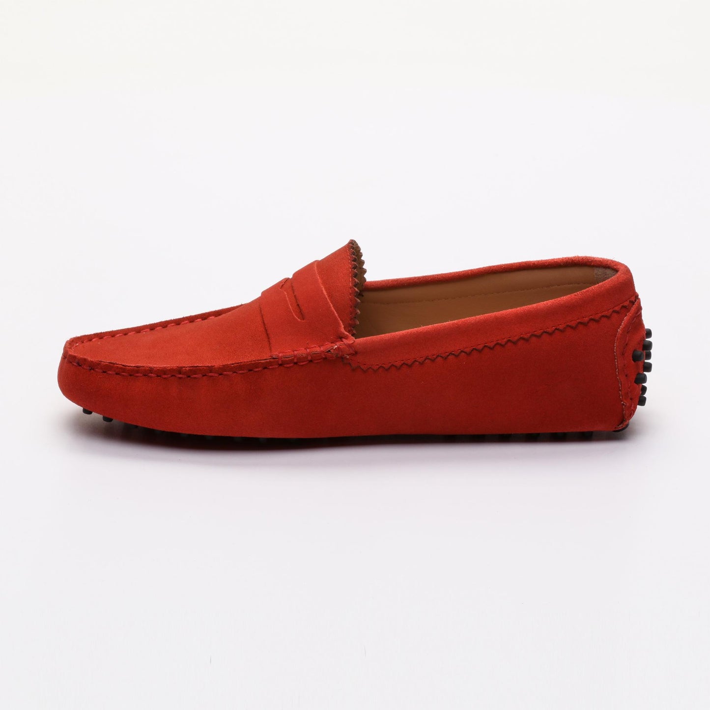 DENNIS mocassins classiques rouge