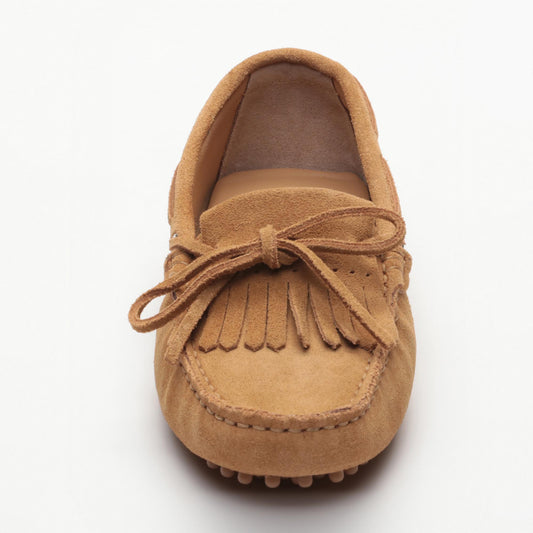 EMMA mocassins à lacets cognac