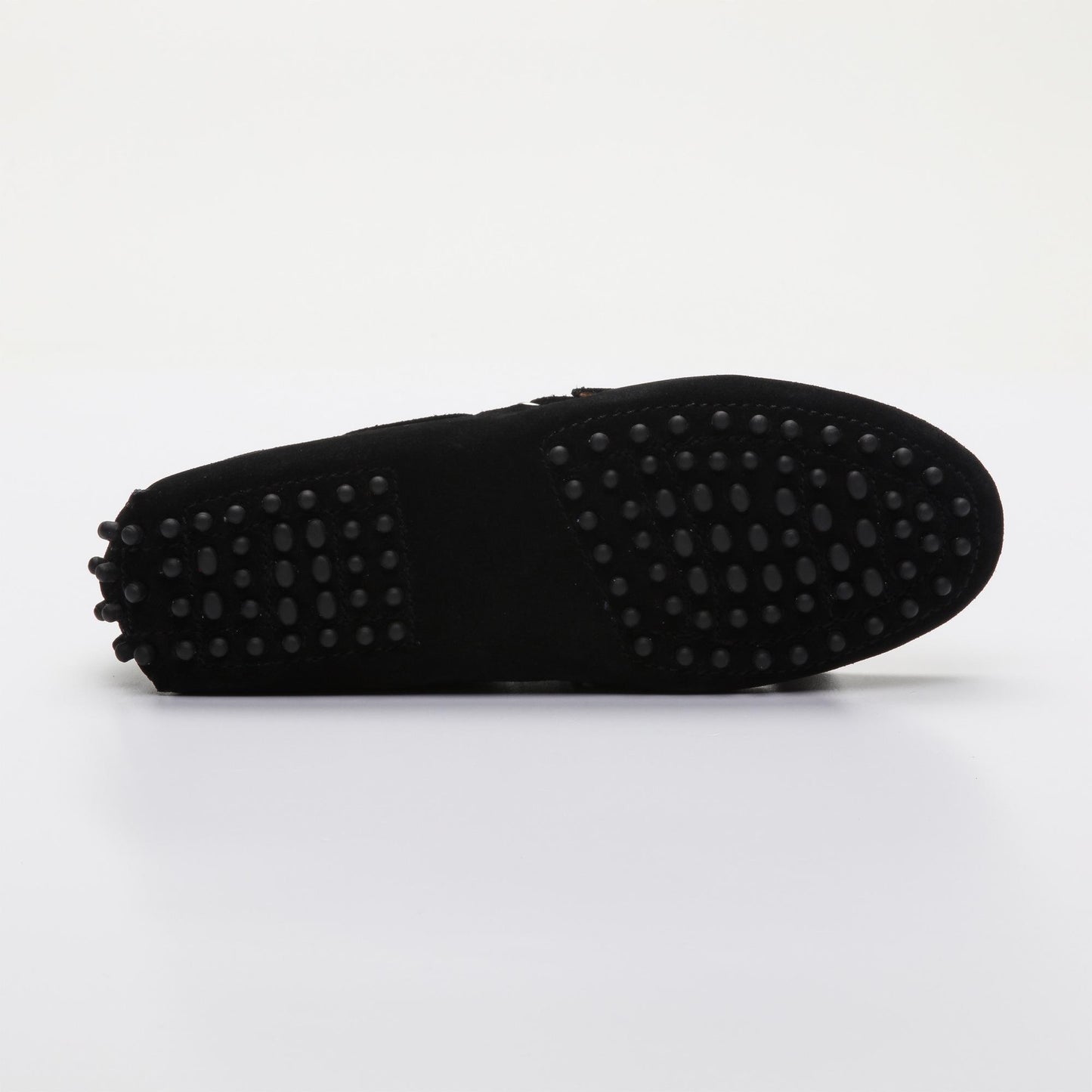 JANUARY mocassins à pompons noir