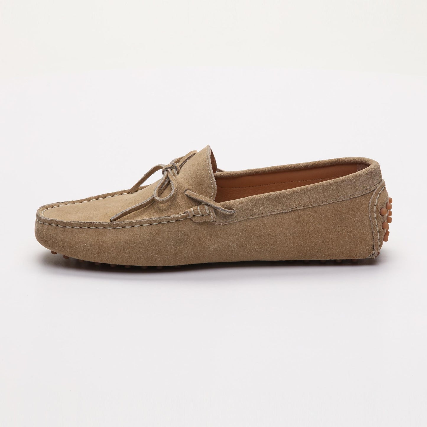 JOHNNY mocassins à lacets beige