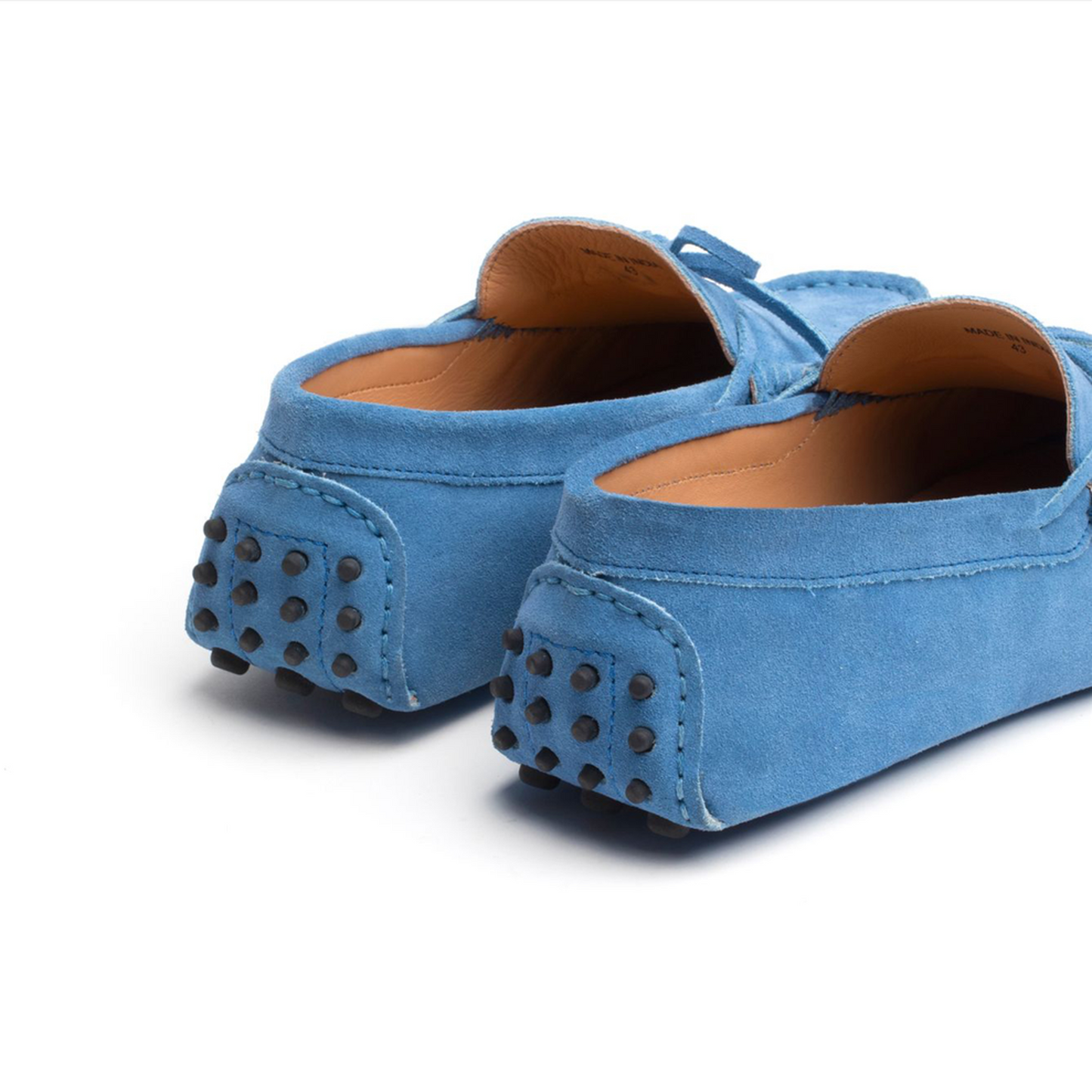 JOHNNY mocassins à lacets bleu