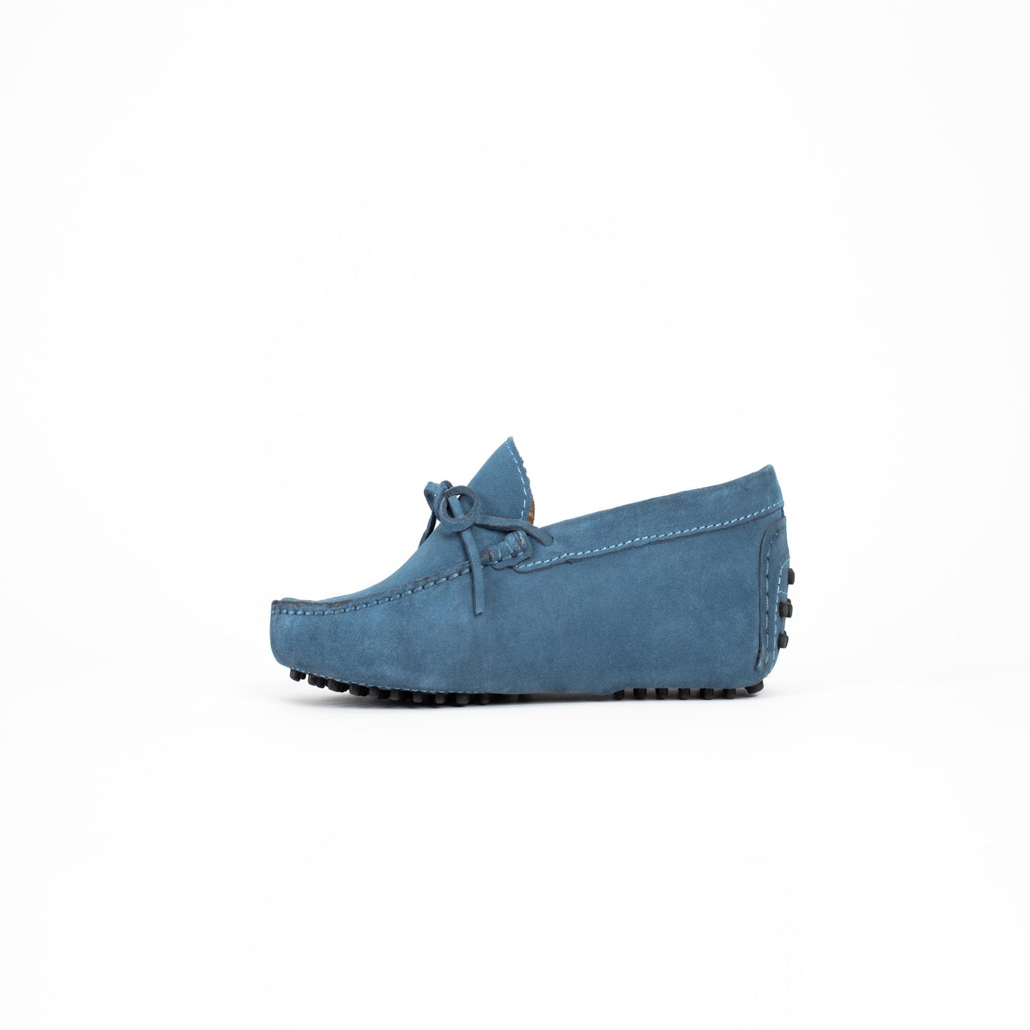 JOHNNY mocassins à lacets gris bleu