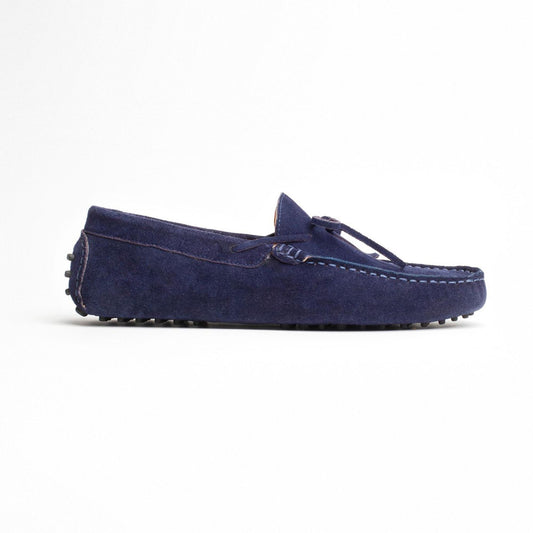 JOHNNY mocassins à lacets marine