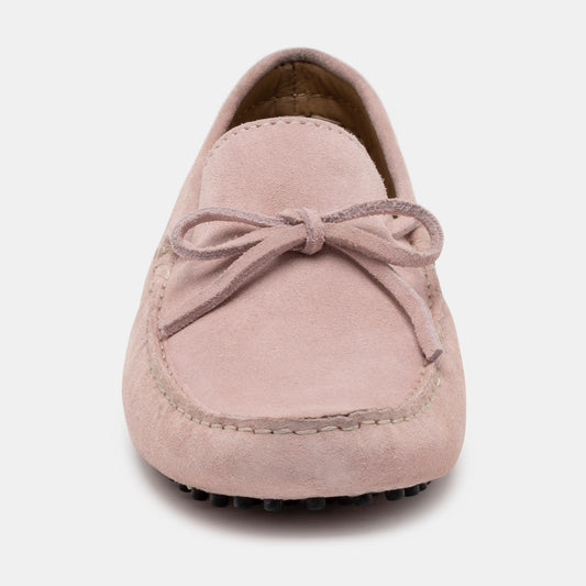 JOHNNY mocassins à lacets poudre