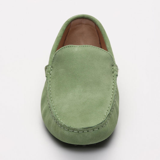 LENNY mocassins classiques vert clair