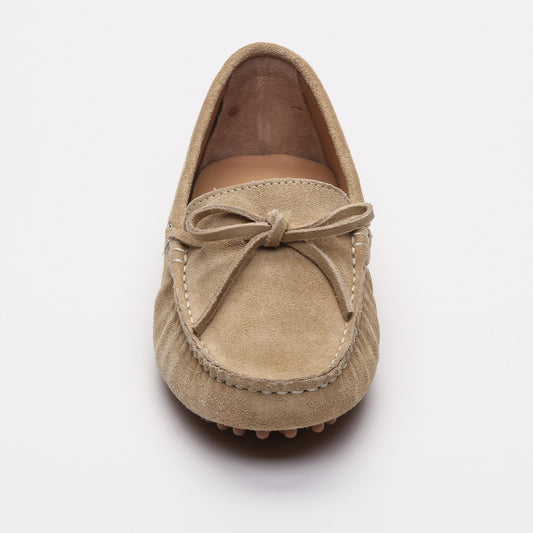 NEWTON mocassins à lacets beige