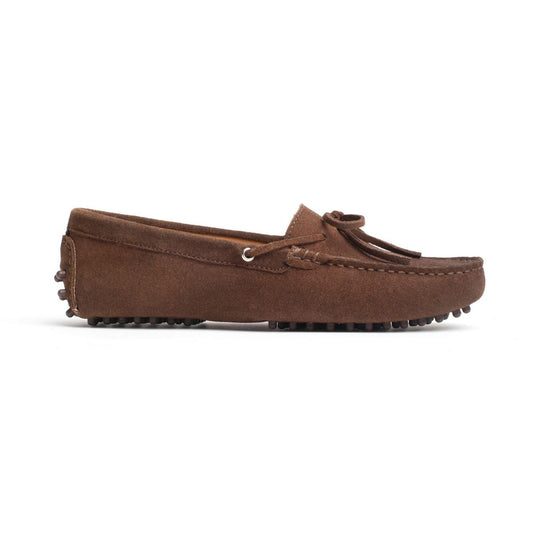 NEWTON mocassins à lacets chocolat