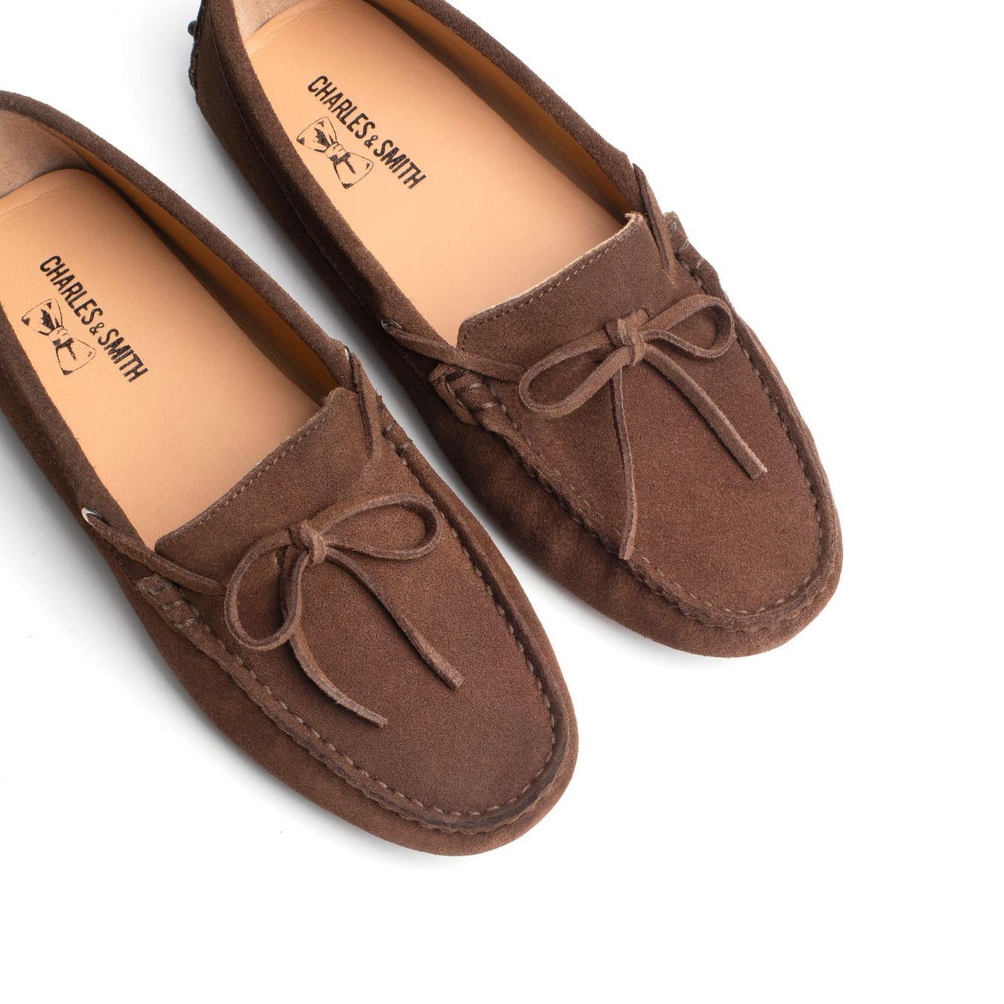 NEWTON mocassins à lacets chocolat