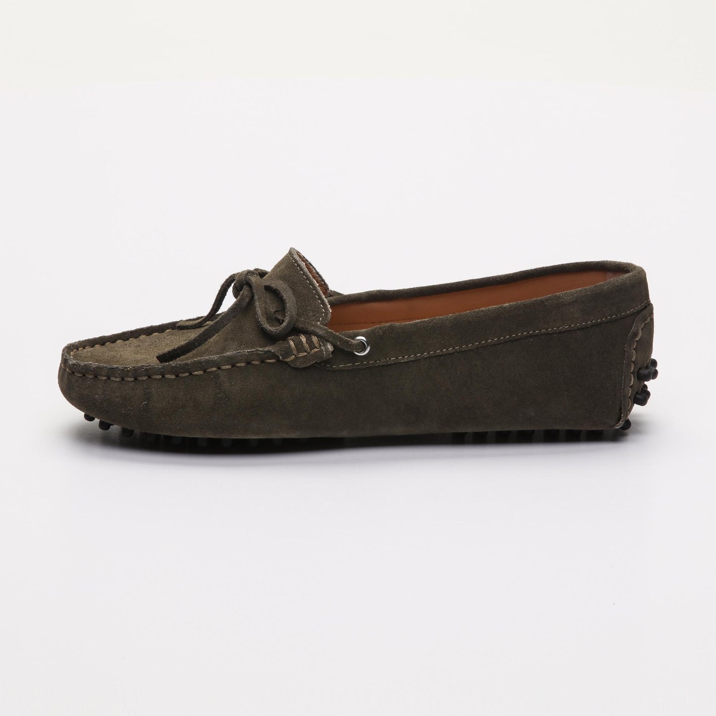 NEWTON mocassins à lacets kaki
