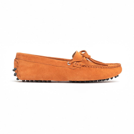 NEWTON mocassins à lacets orange