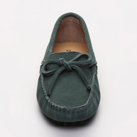 NEWTON mocassins à lacets vert