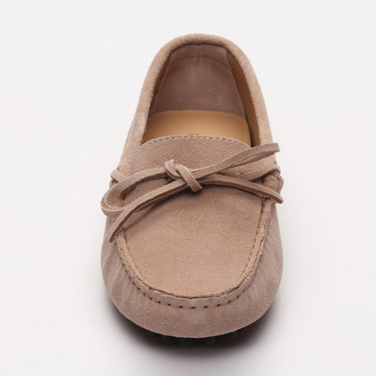 NEWTON mocassins à lacets vieux rose clair