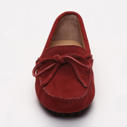 NEWTON mocassins à lacets vin de vin