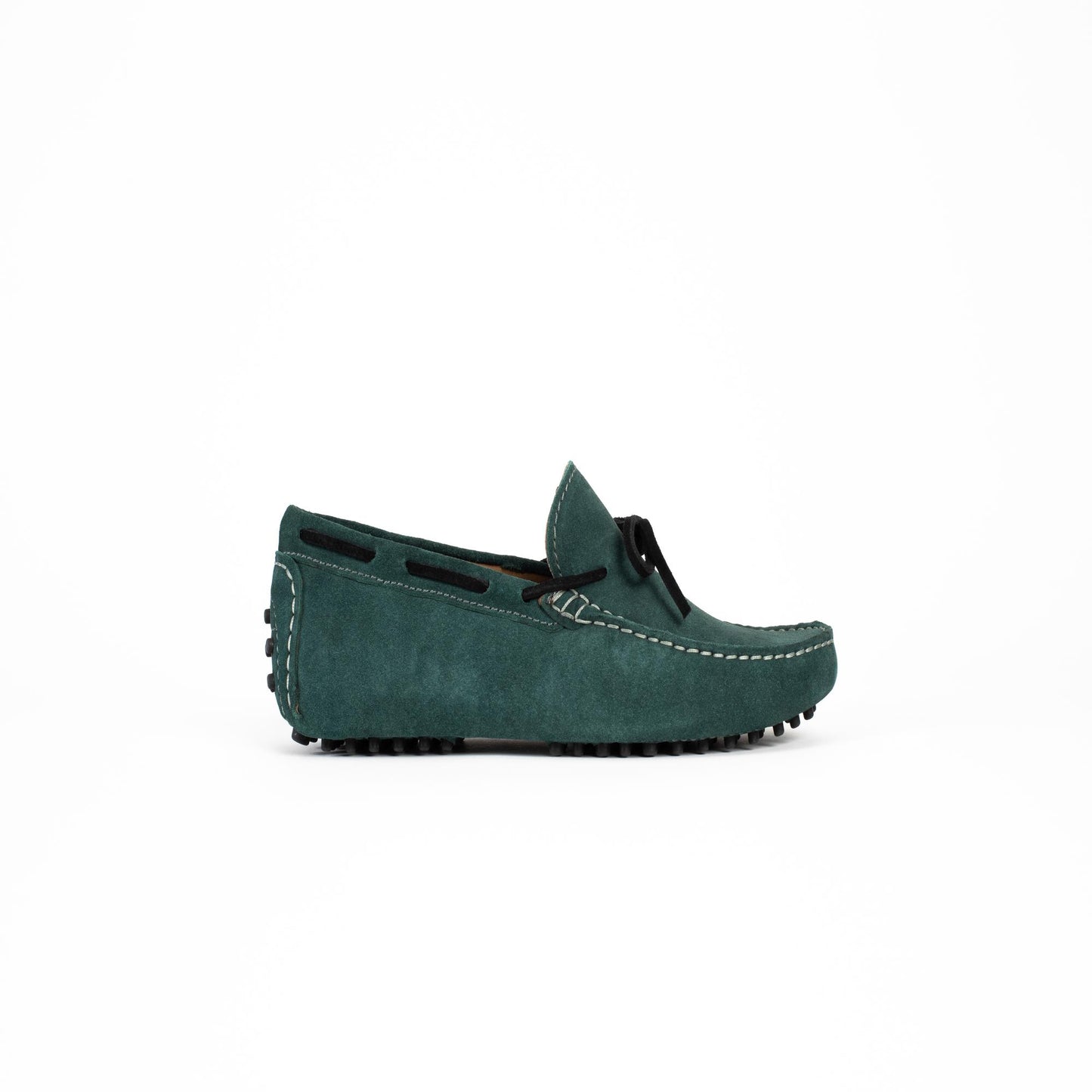 QUID mocassins à lacets forêt et noir