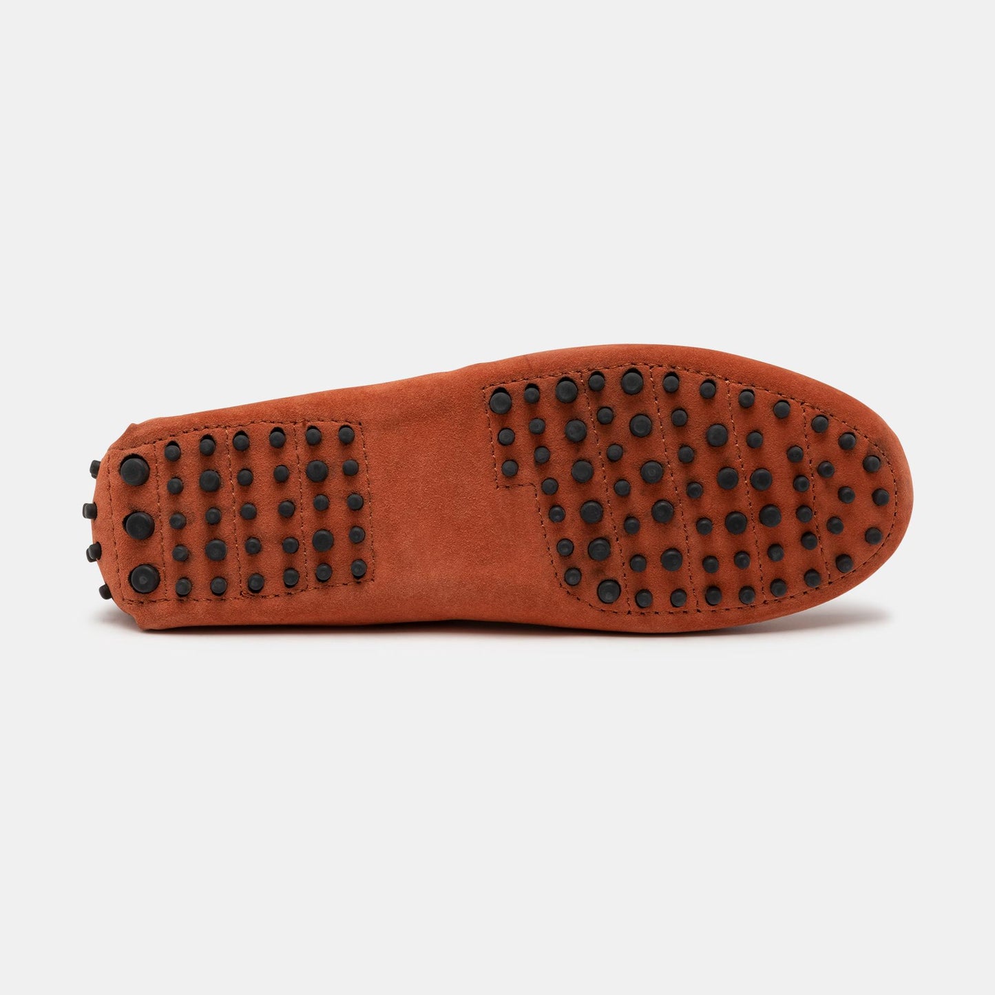 QUID mocassins à lacets terre cuite et beige