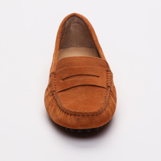 THANDIE mocassins classiques orange