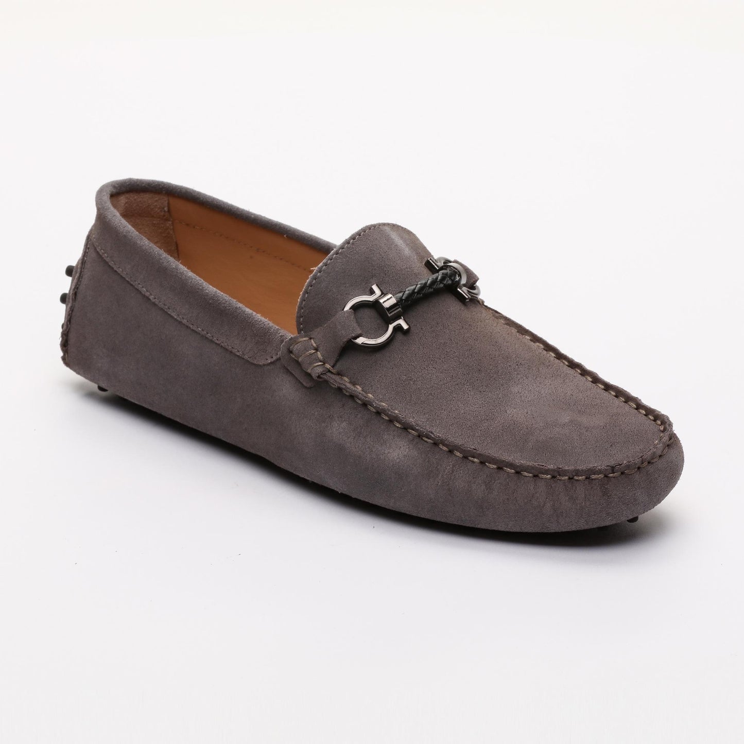 TRENTON mocassins fantaisies gris foncé