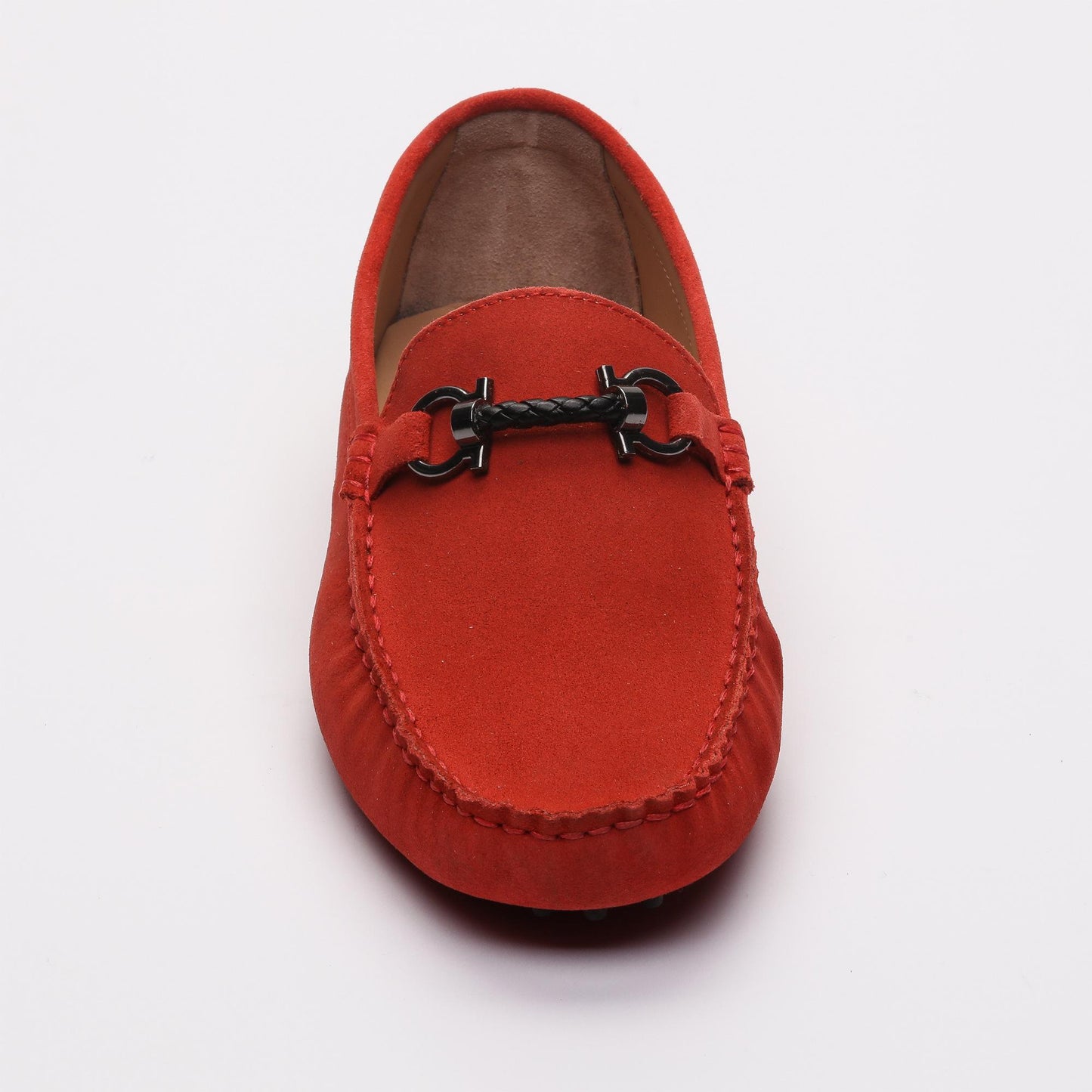 TRENTON mocassins fantaisies rouge