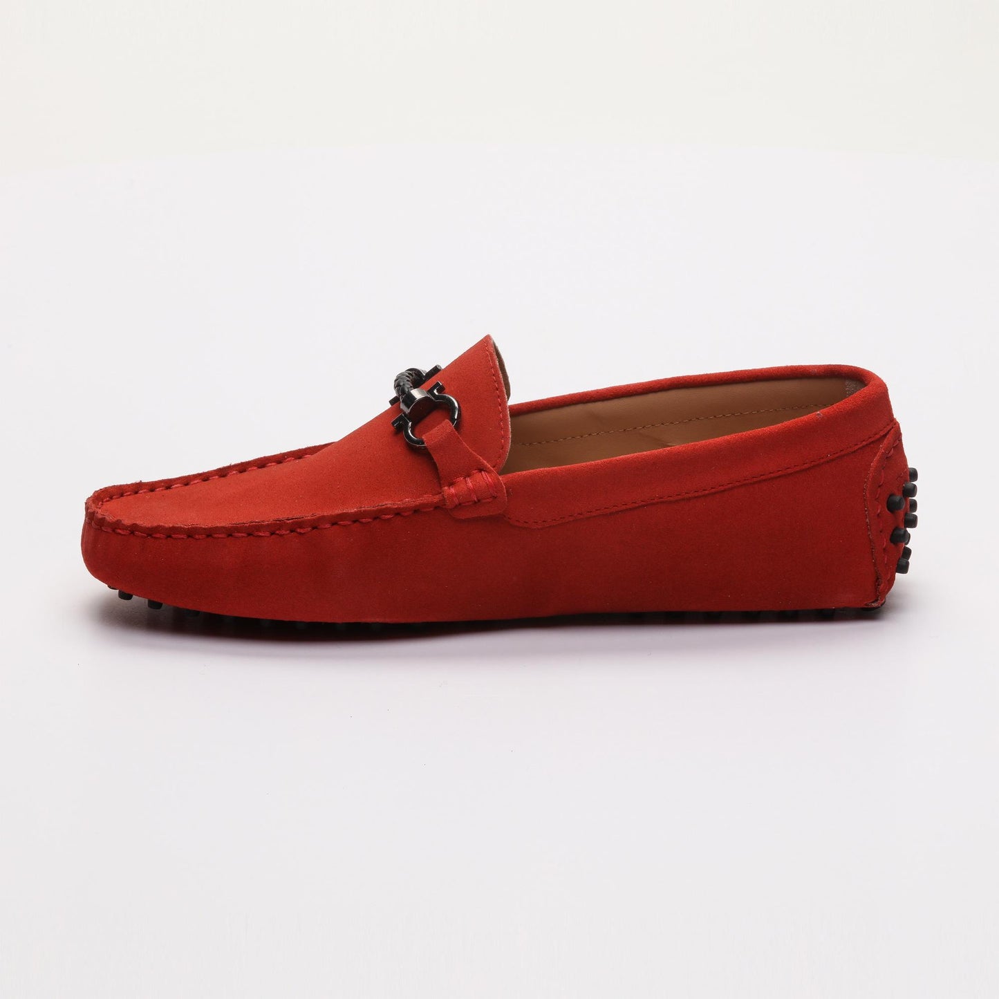TRENTON mocassins fantaisies rouge
