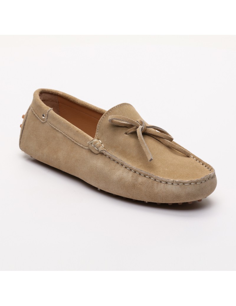 Mocassin Lacets Andy Beige