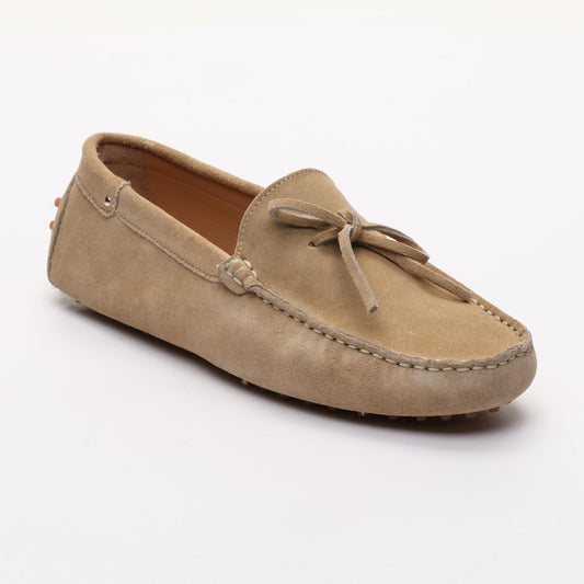 ANDY mocassins à lacets beige