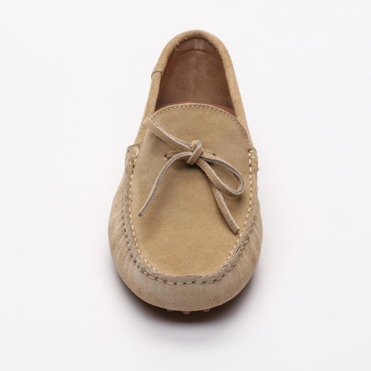 ANDY mocassins à lacets beige