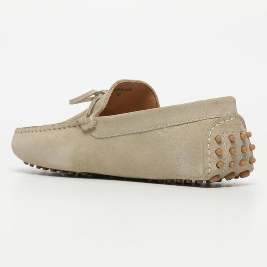 ANDY mocassins à lacets beige clair