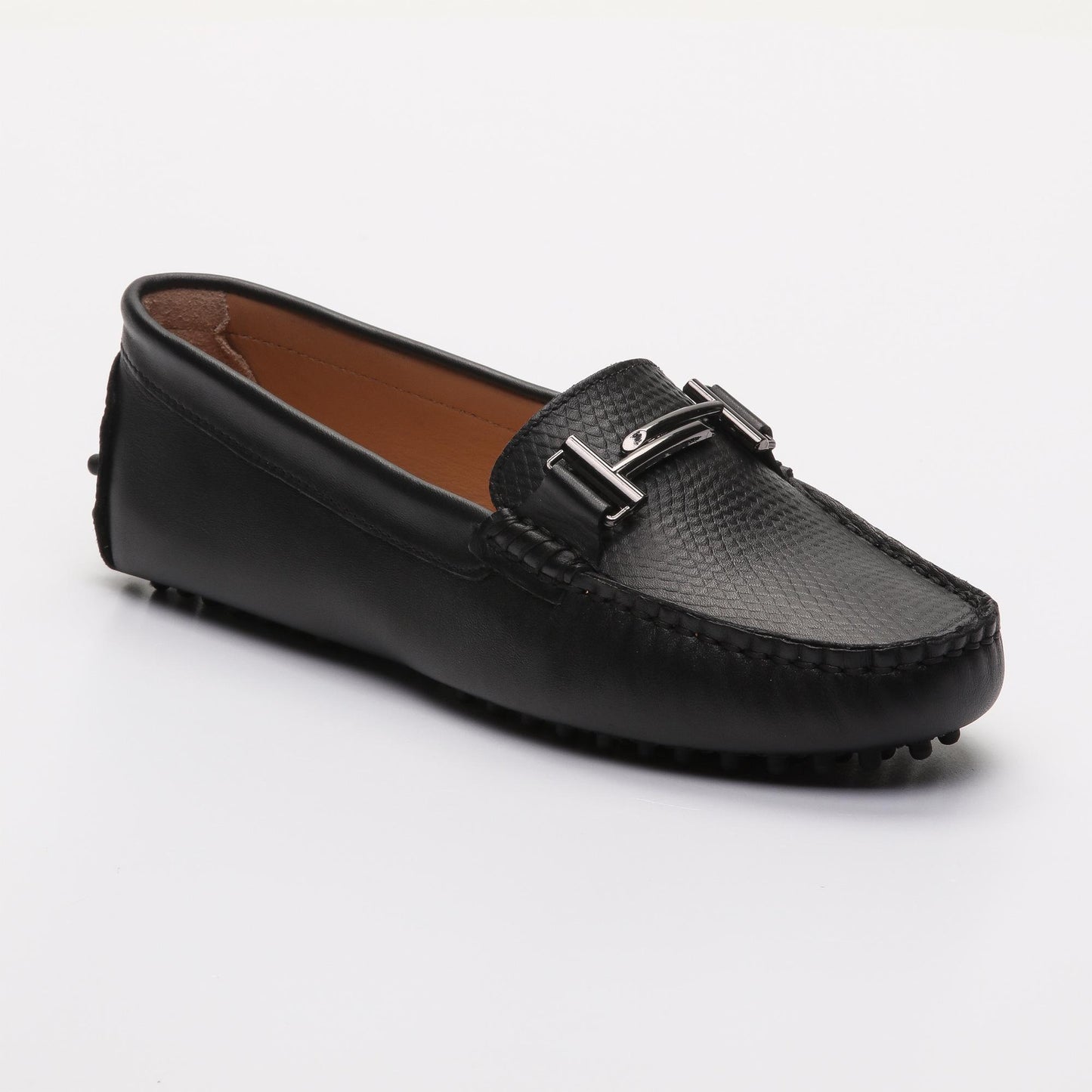 BANDY mocassins fantaisies noir