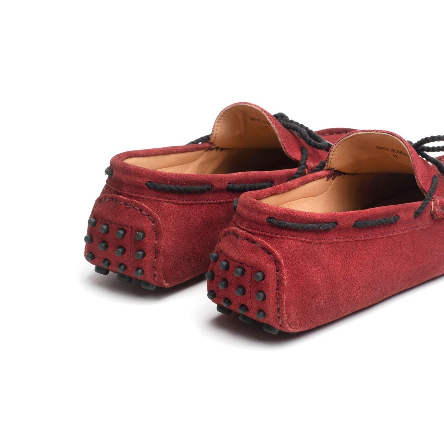 BUTLER mocassins à lacets bordeaux