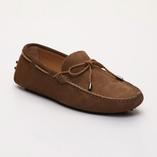 BUTLER mocassins à lacets caroube