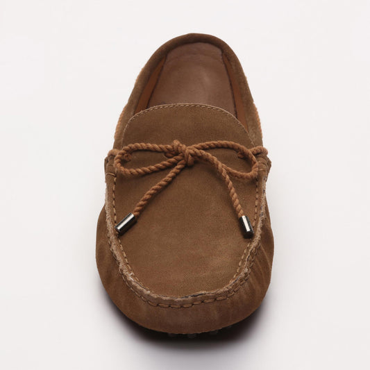 BUTLER mocassins à lacets caroube