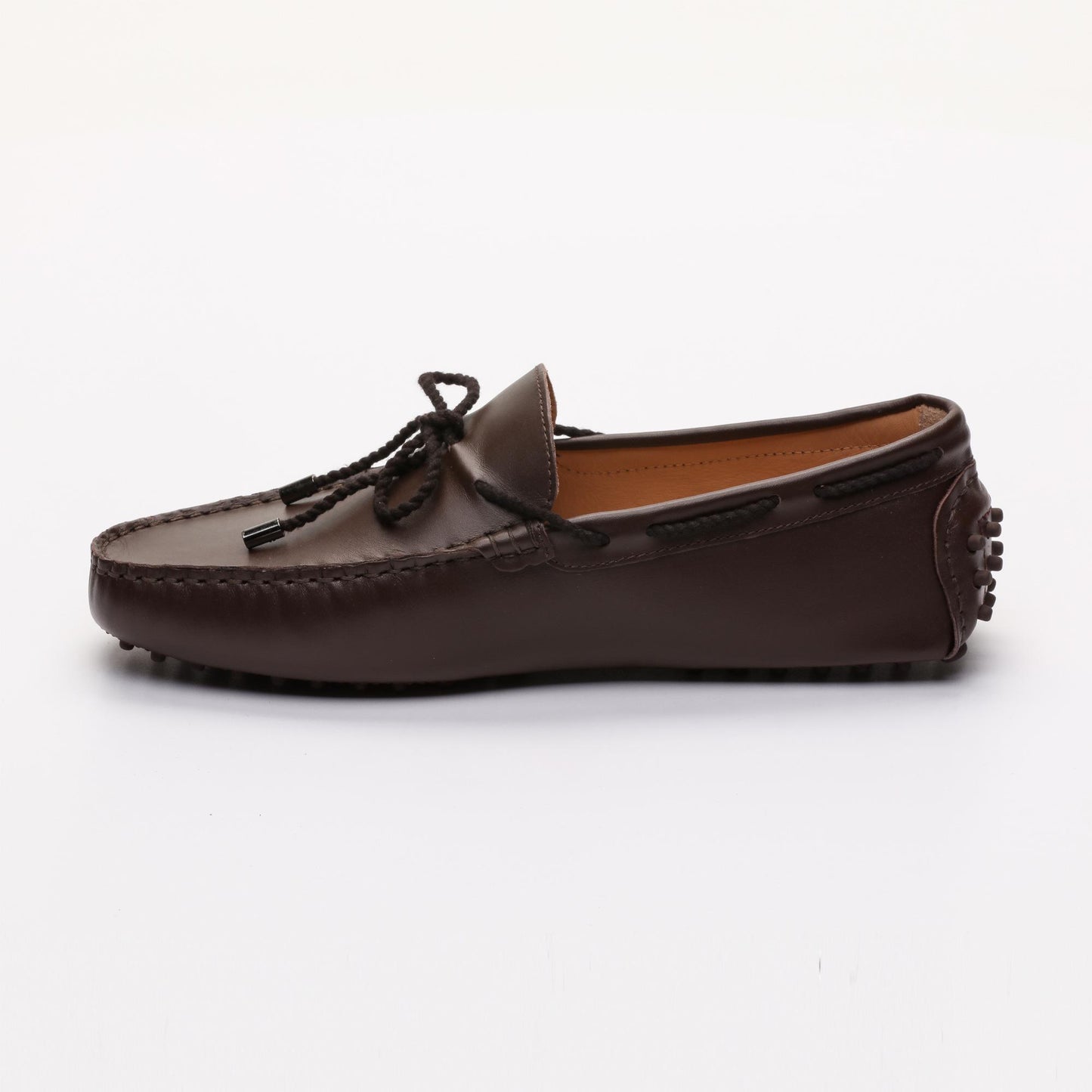 BUTLER mocassins à lacets chocolat