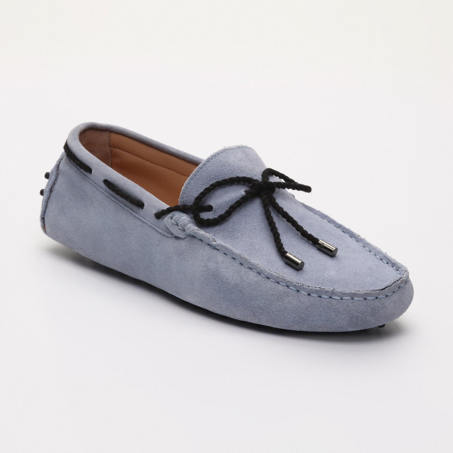 BUTLER mocassins à lacets ciel