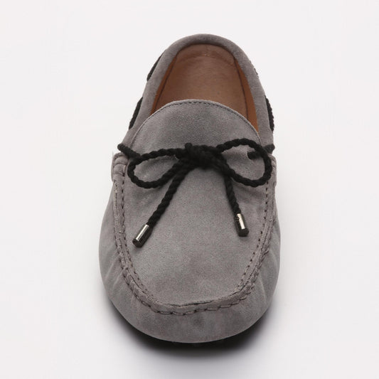 BUTLER mocassins à lacets gris