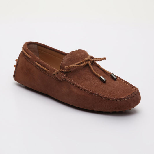 BUTLER mocassins à lacets marron