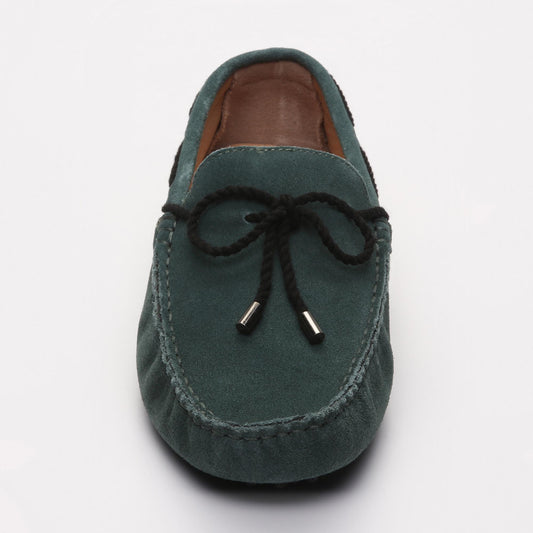 BUTLER mocassins à lacets vert